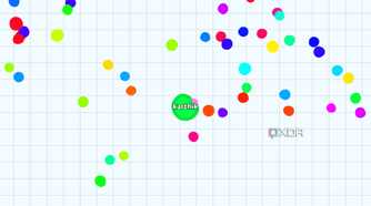 A screenshot showing the Agar IO main game page.