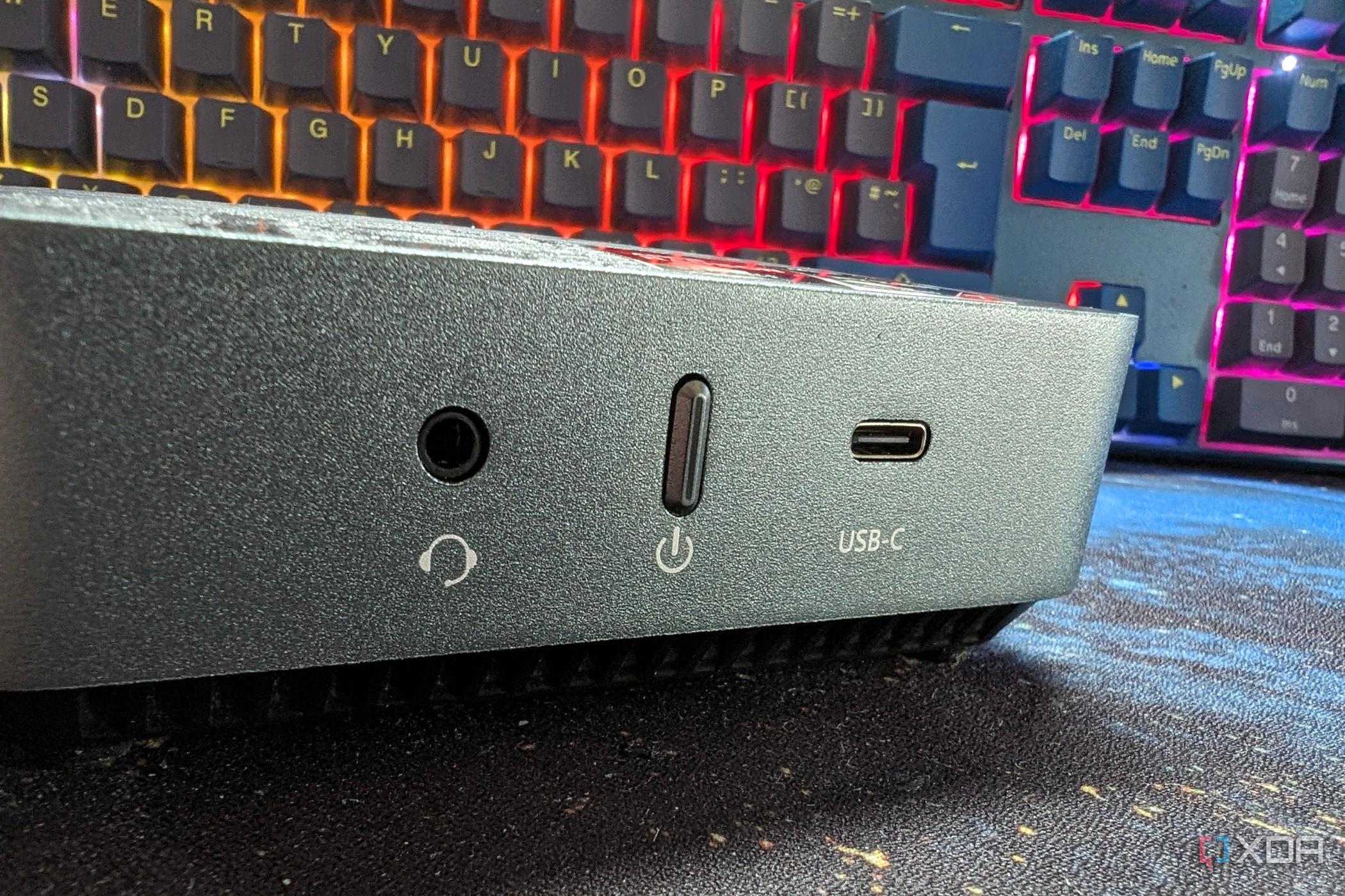 amd mini pc front panel power and usb c