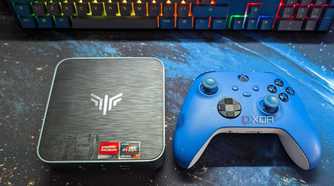 amd mini pc size comparison with xbox controller