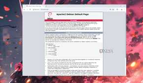 The Apache web server running on an SBC