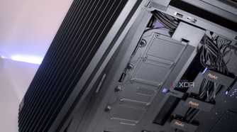 Asus ProArt PA602 side and front panels removed