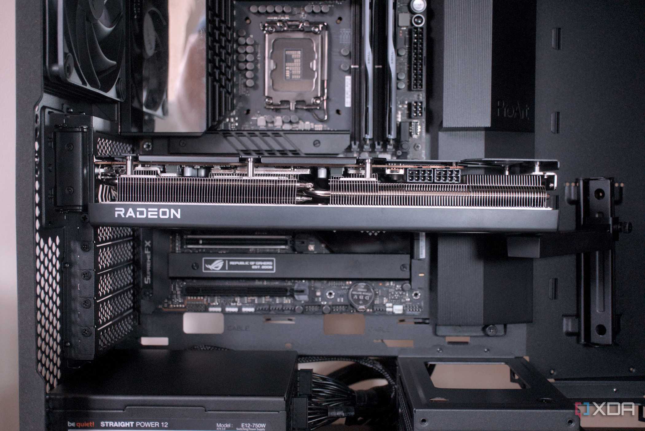Asus ProArt PA602 GPU installed
