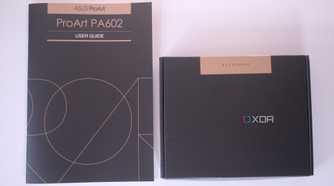 Asus ProArt PA602 manual and box