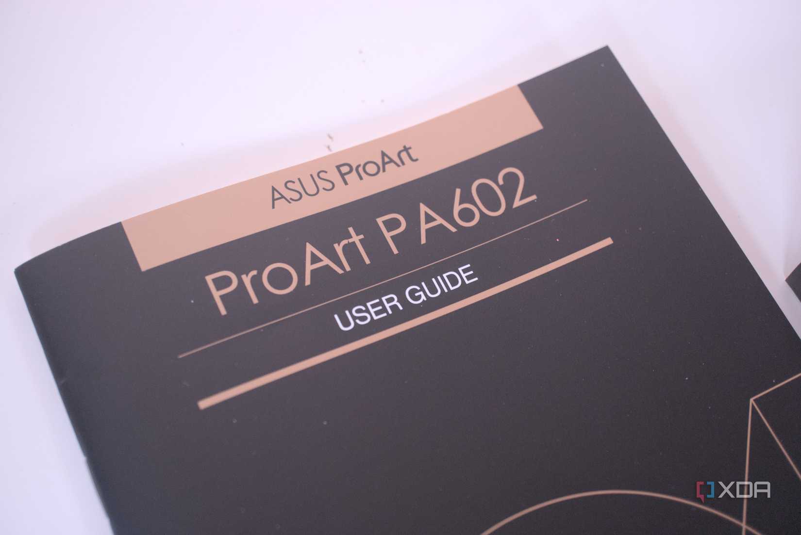 Asus ProArt PA602 manual