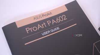 Asus ProArt PA602 manual