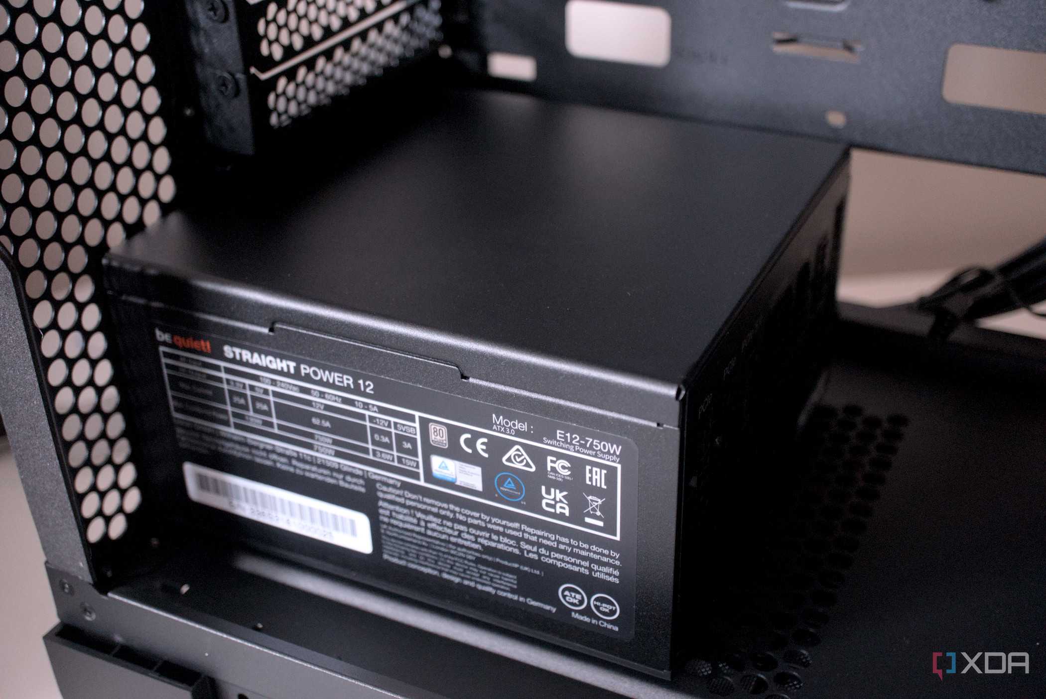 Asus ProArt PA602 PSU installed