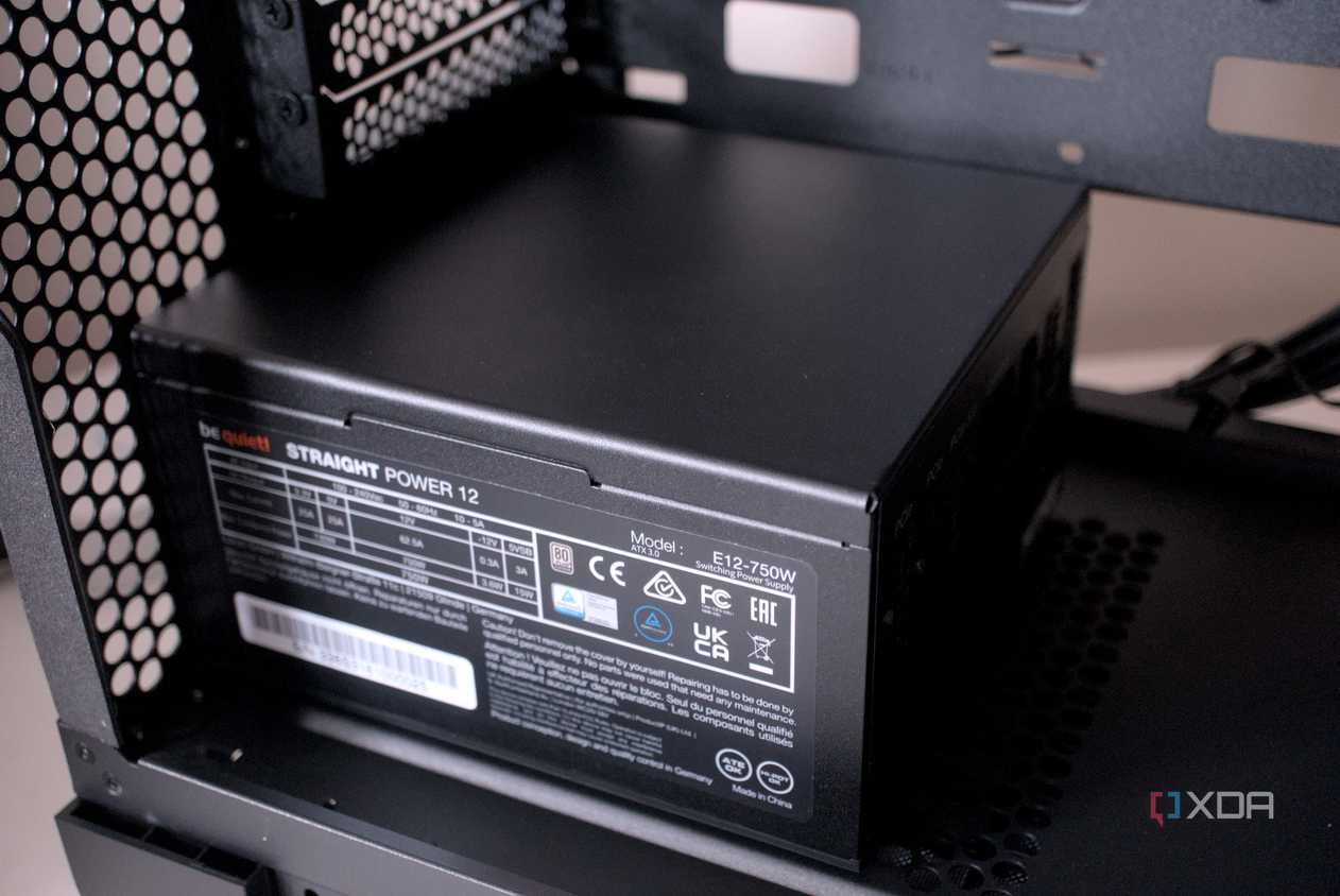 Asus ProArt PA602 PSU installed