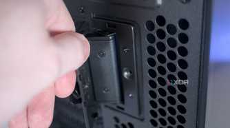 Opening the Asus ProArt PA602 GPU latch