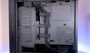Behind the Asus ProArt PA602 motherboard tray