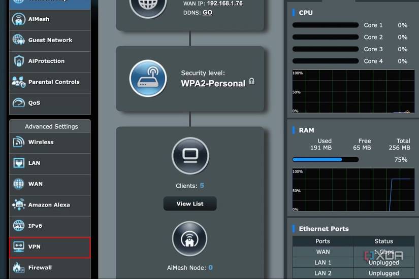 Asus Router Web Gui Mod How to install a VPN on your router