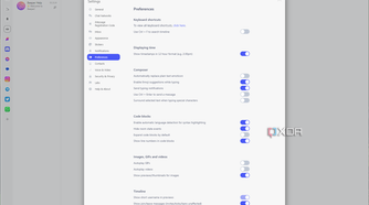 Screenshot of Beeper settings on desktop