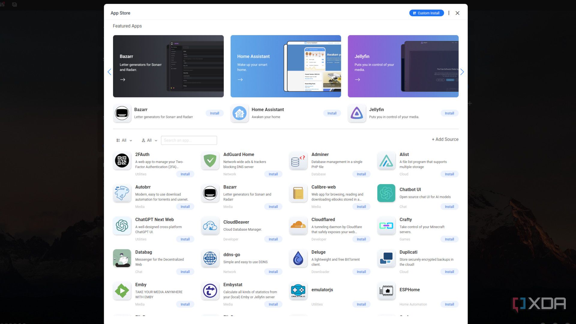 CasaOS App Store