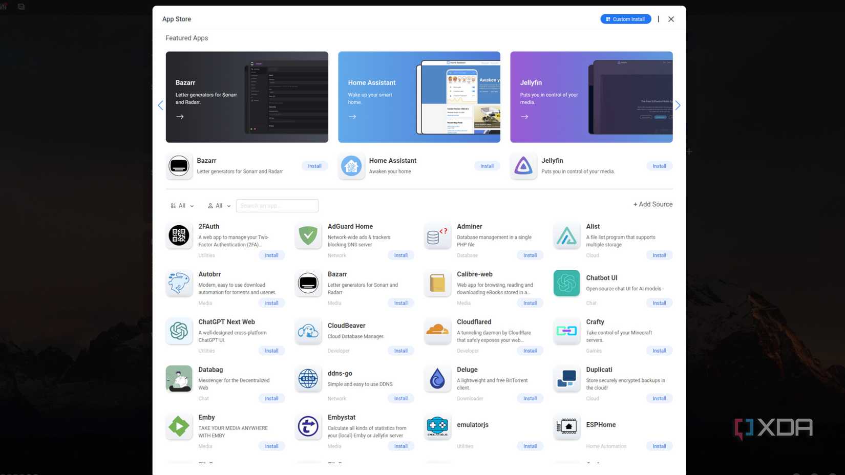 CasaOS App Store