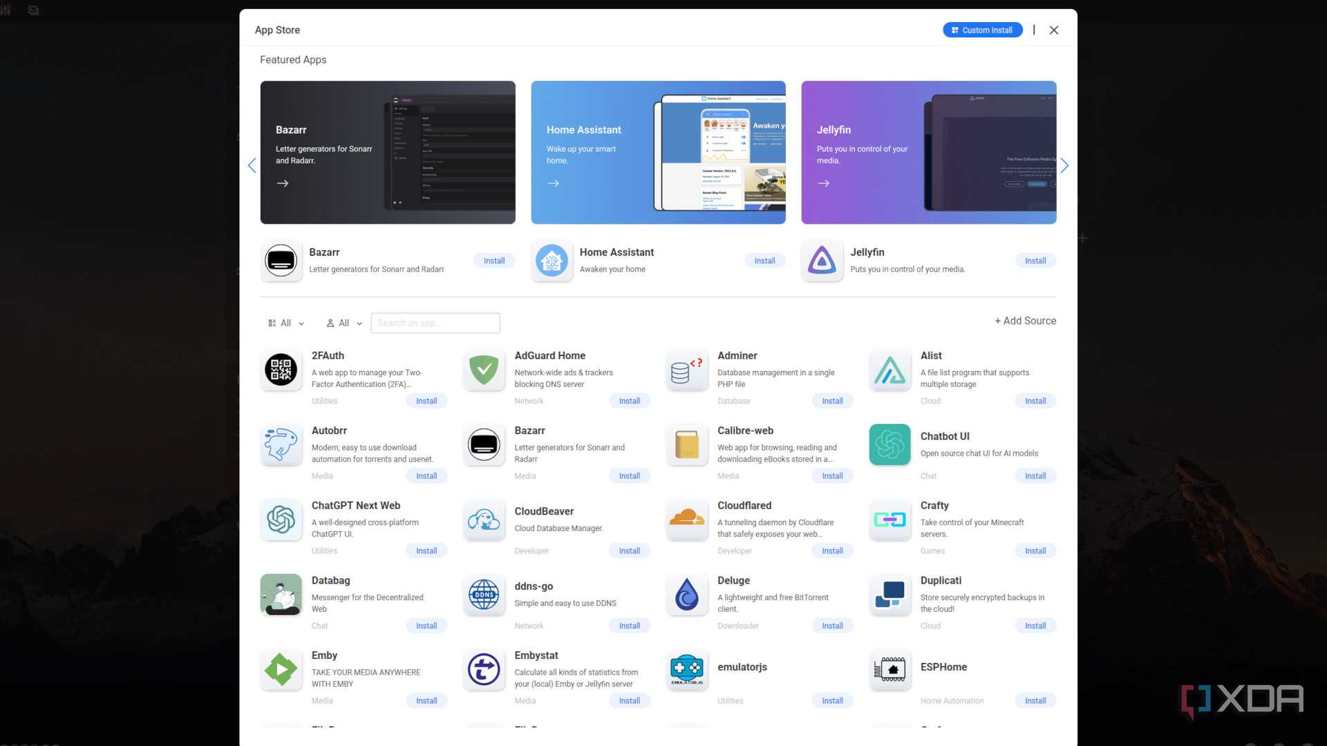 CasaOS App Store