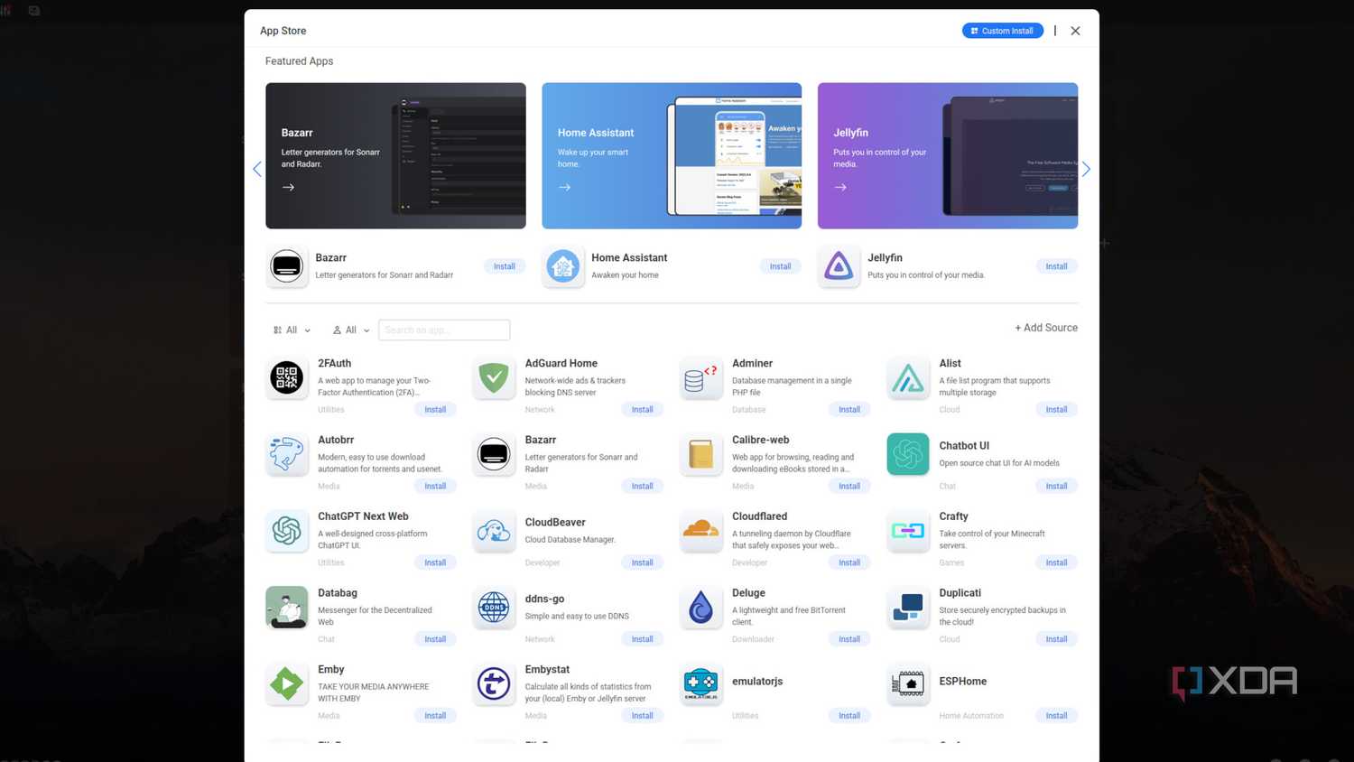 CasaOS App Store