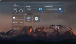 CasaOS desktop UI