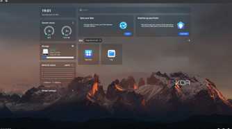 CasaOS desktop UI