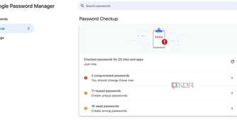 Chrome password manager on Mac