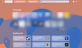 Safari homepage