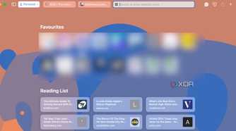 Safari homepage