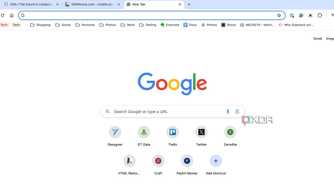 Chrome Webpage