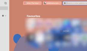Safari tab groups from the sidebar