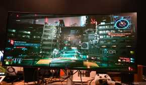 CyberPunk 2077 on Dell UltraSharp 40 Curved Thunderbolt Hub Monitor