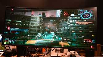 CyberPunk 2077 on Dell UltraSharp 40 Curved Thunderbolt Hub Monitor