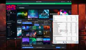 Screenshot of SignalRGB, Wallpaper Engine, and HWiNFO on desktop
