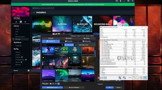 Screenshot of SignalRGB, Wallpaper Engine, and HWiNFO on desktop