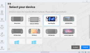 Choosing which device I'm installing EmuDeck on