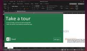 Screenshot showing Microsoft Excel on a Mac
