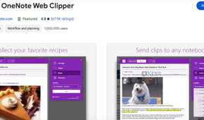 OneNote web clipper