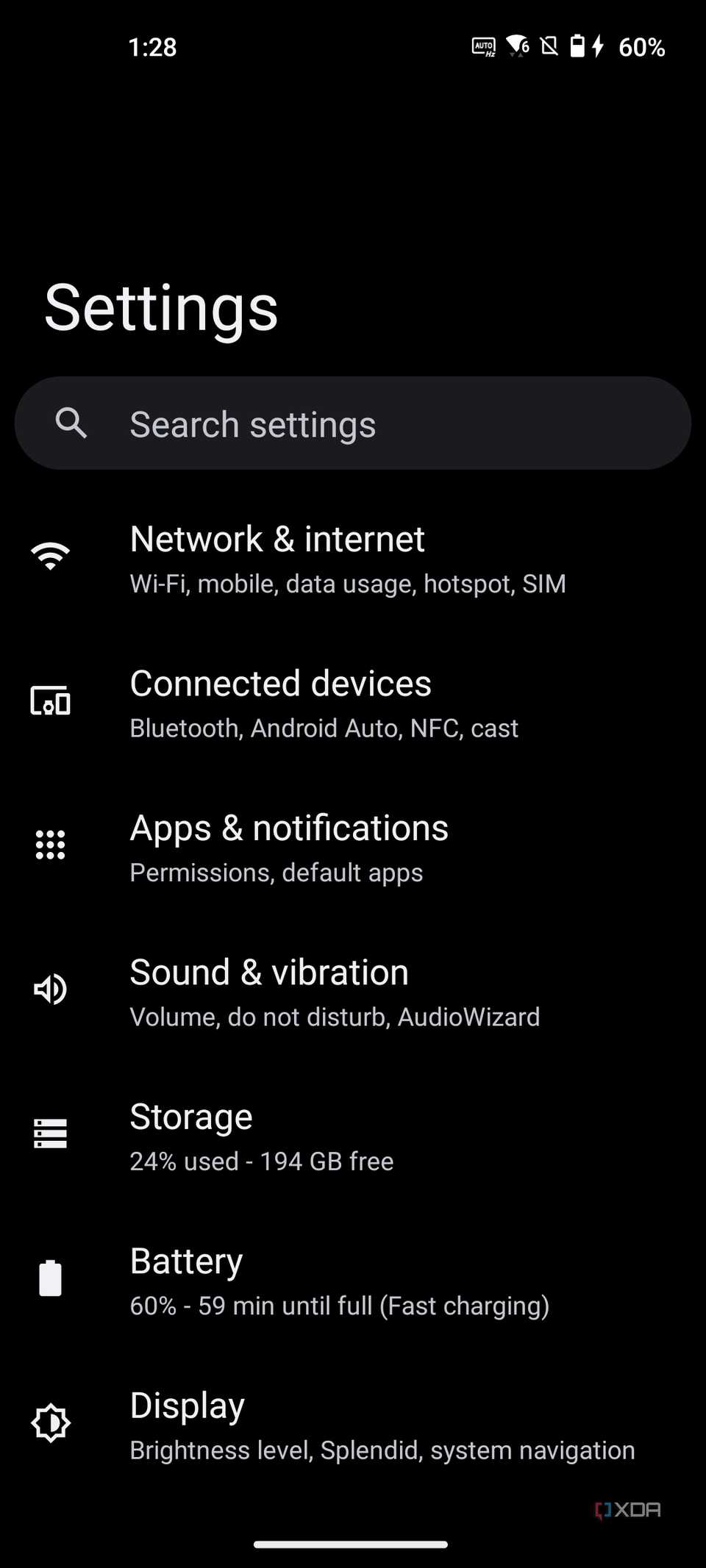 Find router IP address on Android > Settings