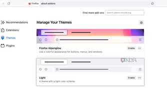 Firefox themes