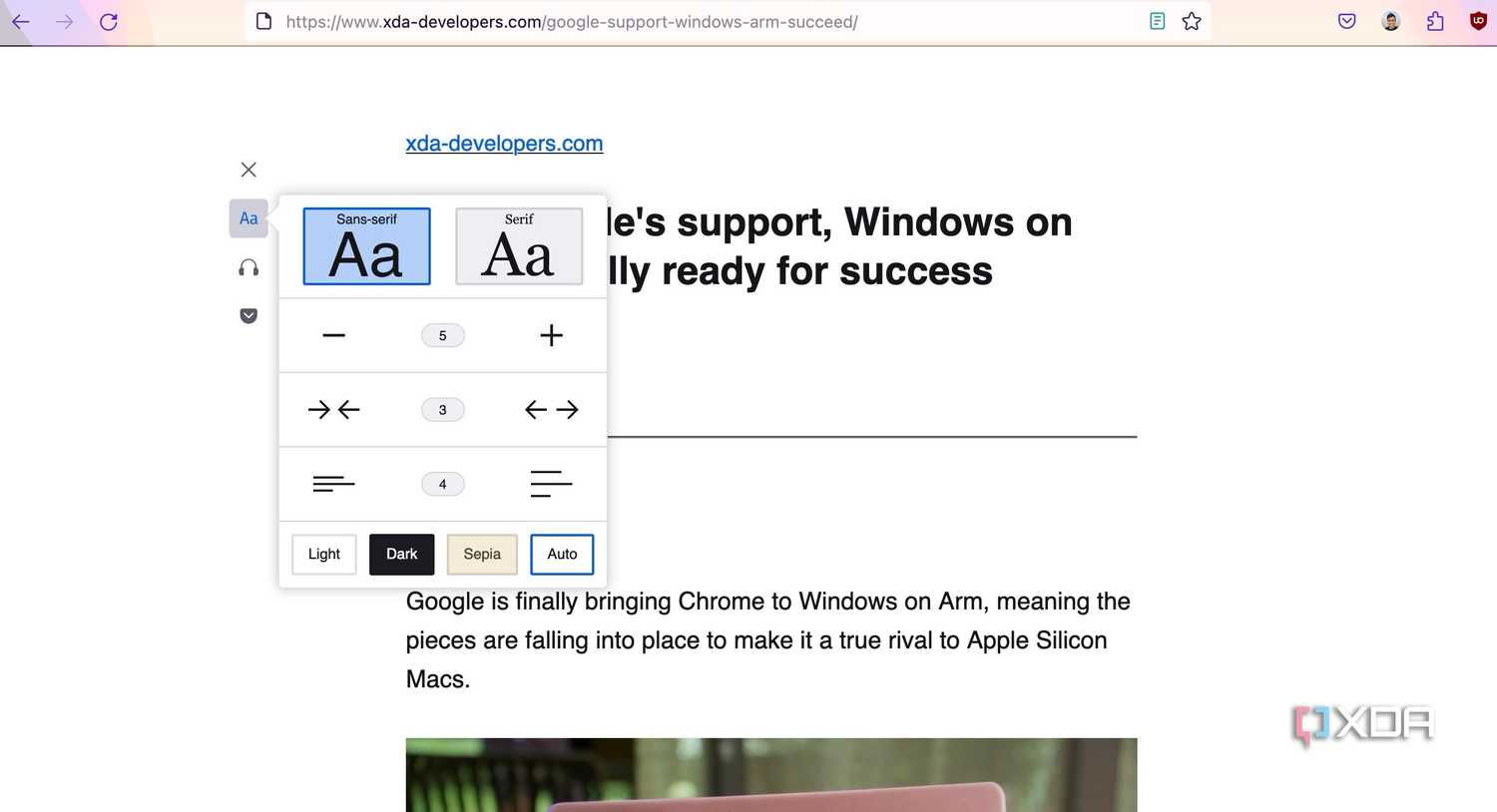 Firefox Reader view
