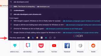 Firefox address bar