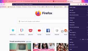 A new theme in Firefox