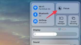 Change focus mode on Mac