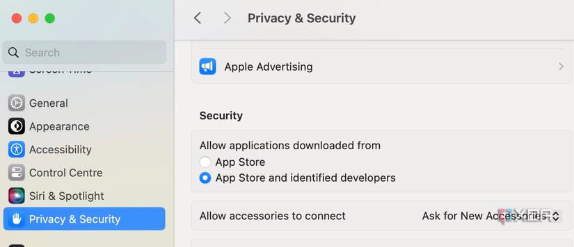 Privacy and security on Mac