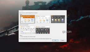 Screenshot of Presentations interface, a free PowerPoint Alternative from SoftMaker FreeOffice suite.