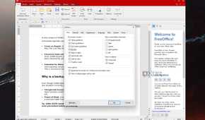Screenshot of Text Maker's settings, a free Microsoft Word Alternative from SoftMaker FreeOffice suite.