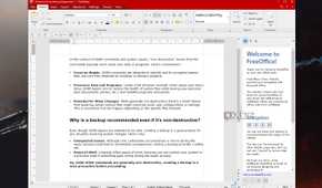 Screenshot of Text Maker, a free Microsoft Word Alternative from SoftMaker FreeOffice suite.