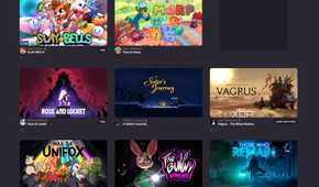 Screenshot of free games on Game Jolt