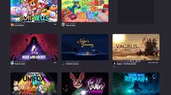 Screenshot of free games on Game Jolt