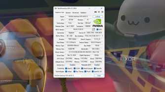 A screenshot showing the GPU-Z utility running on Windows.