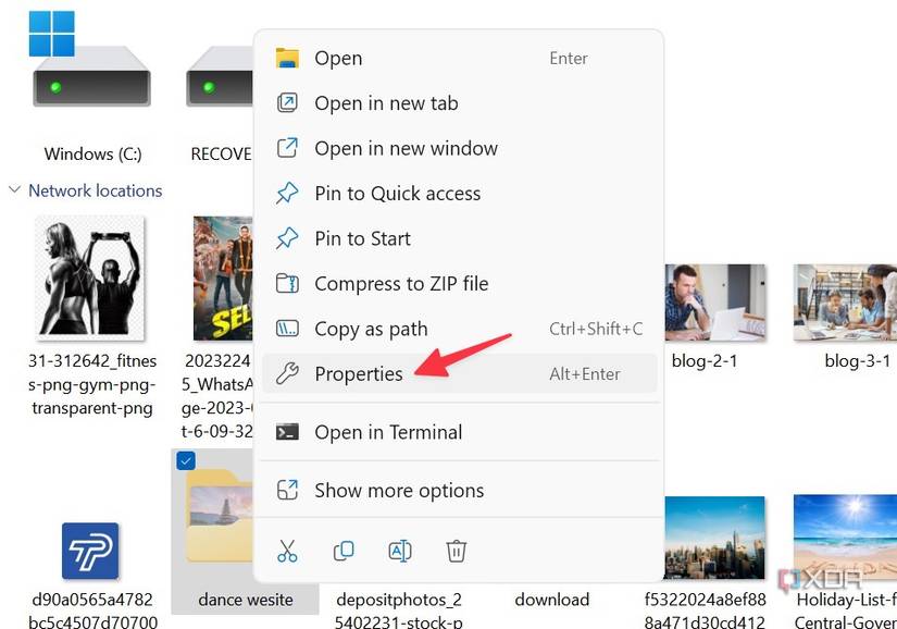 How to hide files on Windows 11