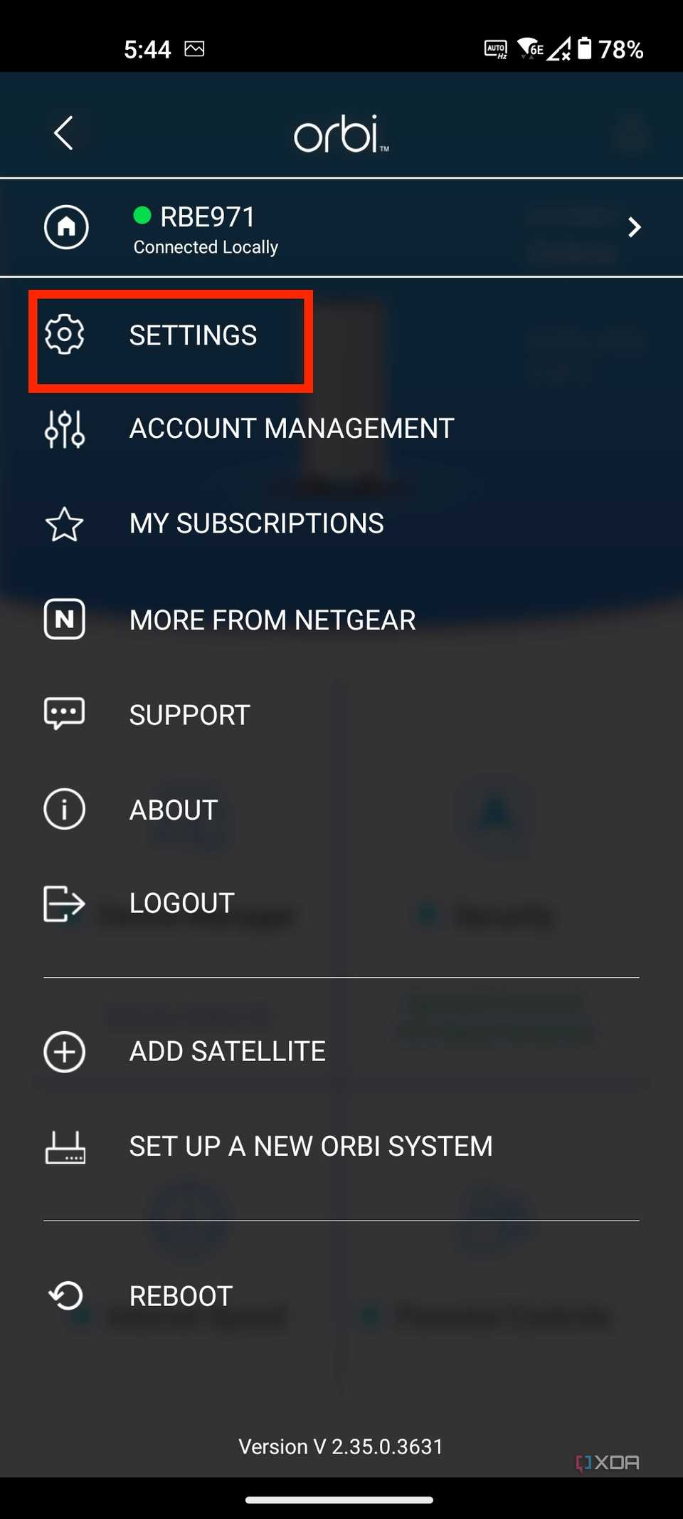 How to change router password Orbi app 5