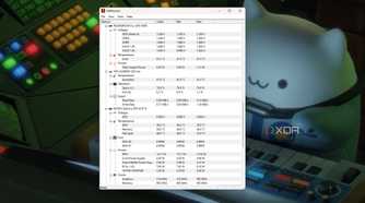 A screenshot showing the HWMonitor utility running on Windows.
