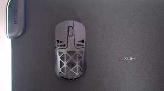 A Keychron mouse on the HYTE CNVS